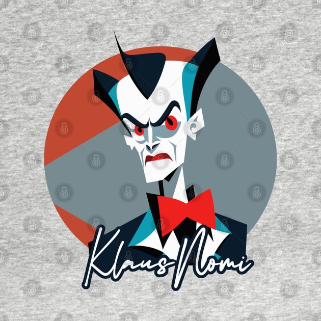 Klaus Nomi / Retro Fan Art Design by DankFutura